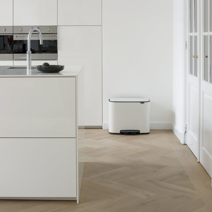 Brabantia Bo Pedaalemmer 3 x 11 L  - Wit