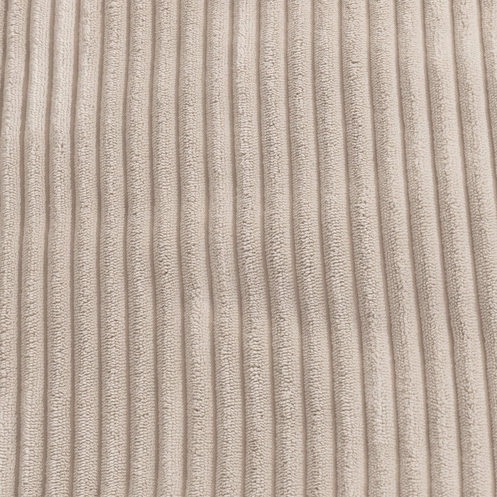 icon Kingston Zitzak met Poef - Ribfluweel - Beige