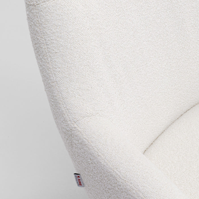 Kare Design Mimi Draaifauteuil - creme