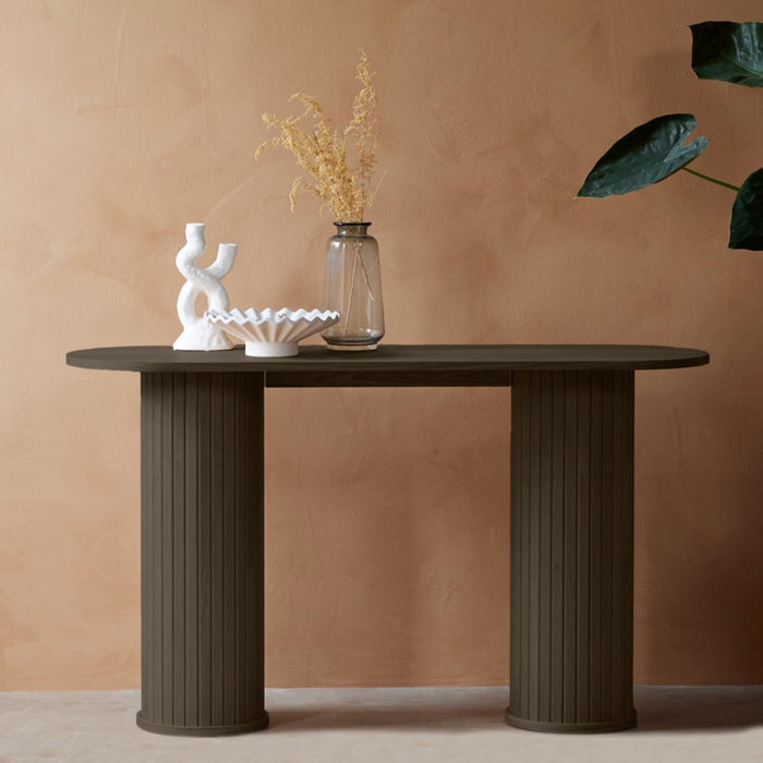 Giga Living - Sidetable Donker Eikenhout - 130x40x75cm - Nola