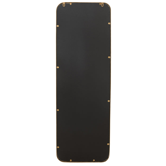 J-Line spiegel Mona Rechthoekig - ijzer|glas - goud - 119.5 x 40.5 cm