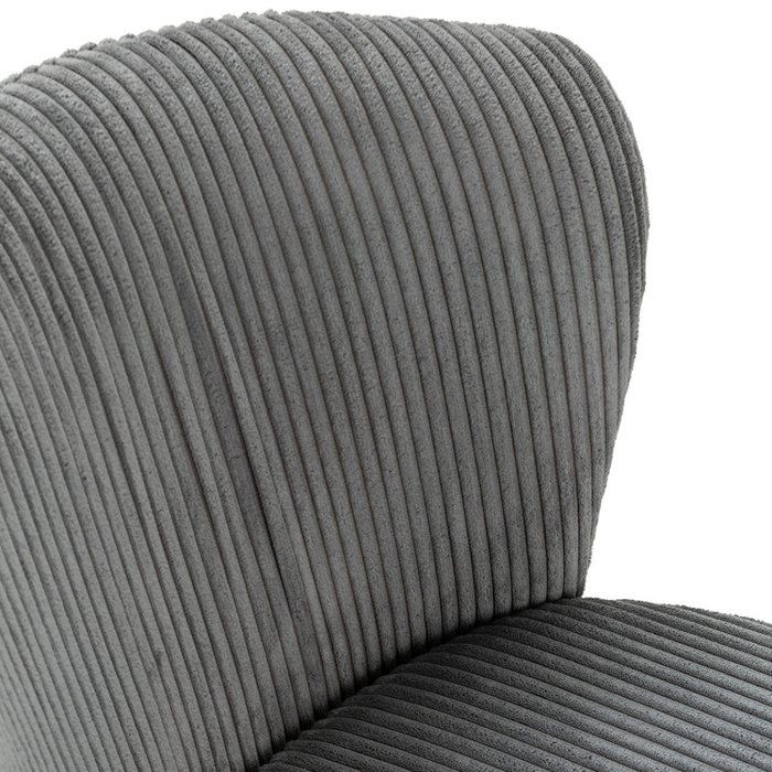 Calicosy - Set 4 stoelen MEGAN - L47 cm - Geribbelde fluweel