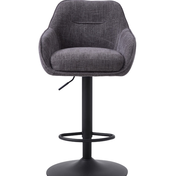 Giga Living - Barstoel Antraciet - Verstelbaar - Avola - Set van 2