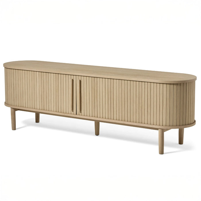 Giga Living - Tv-Meubel Licht Eikenhout - 180x40x55,6cm - Meta