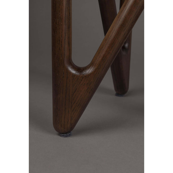 Dutchbone Naia Bijzettafel Rond 40 cm Hout Bruin