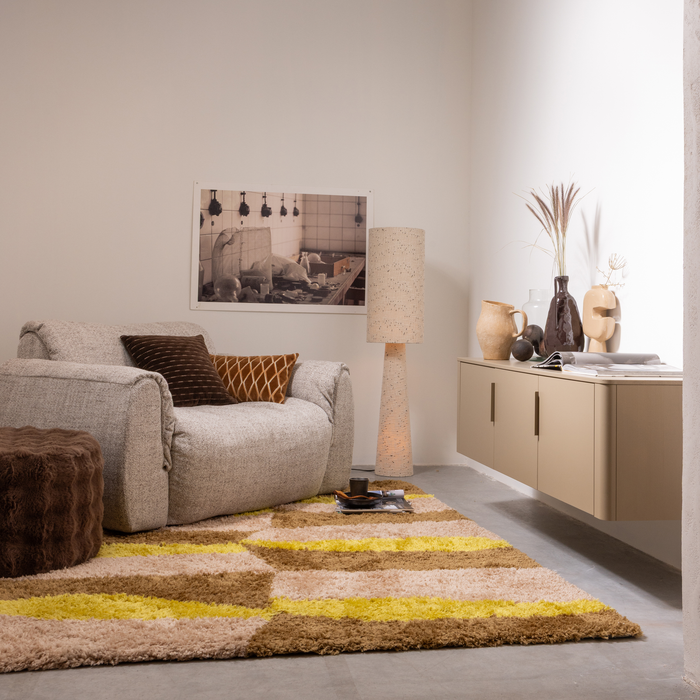 WOOOD Gunnar Tv Meubel - Grenenhout - Mud|Bruin - 56x154x44