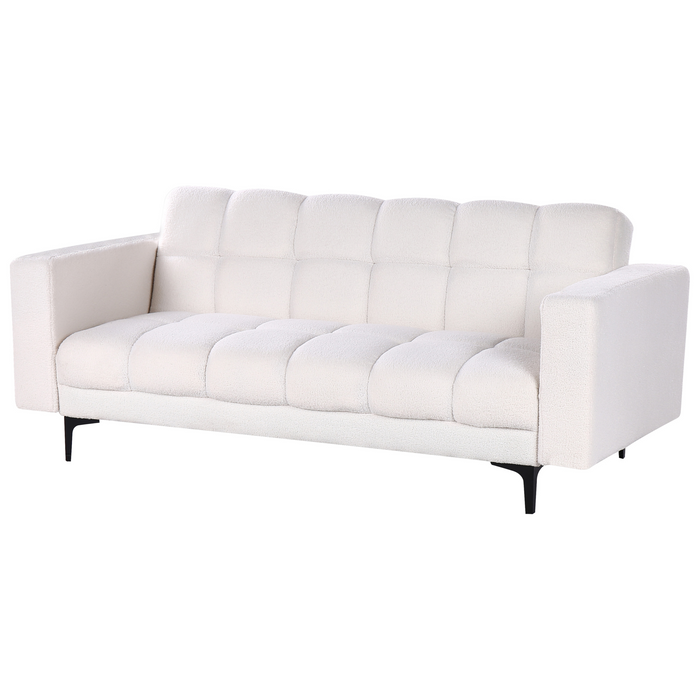 Beliani - ALNES - Slaapbank - Wit - Polyester