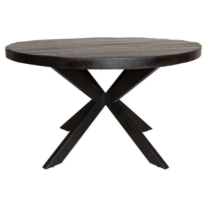 Starfurn Eetkamertafel Denver Black | Rond | 120 cm