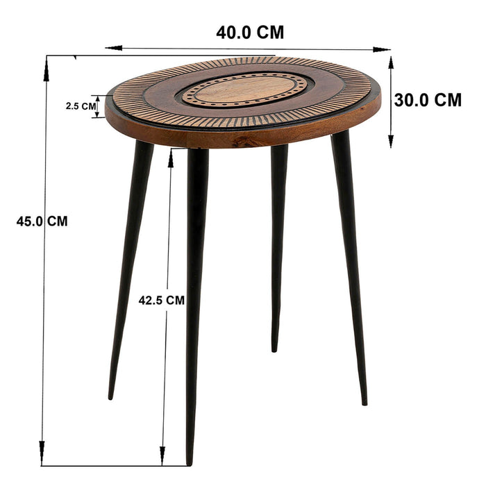 Kare Design Medina bijzettafel - ovaal