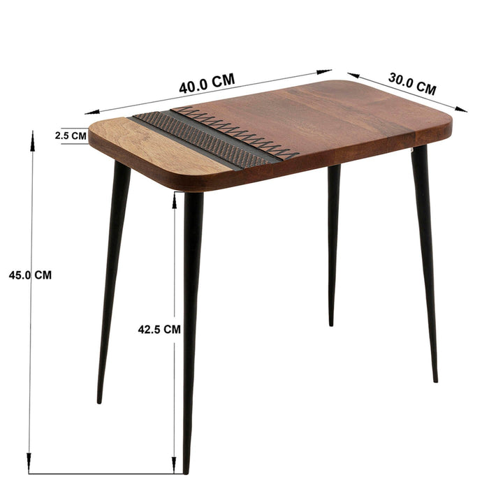 Kare Design Medina bijzettafel - rechthoekig