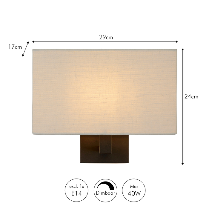 Atmooz Wandlamp Bogota - Industriele Muurverlichting