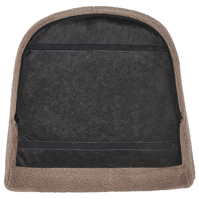 Beliani - DRAMMEN - Chesterfield fauteuil - Bruin - Bouclé