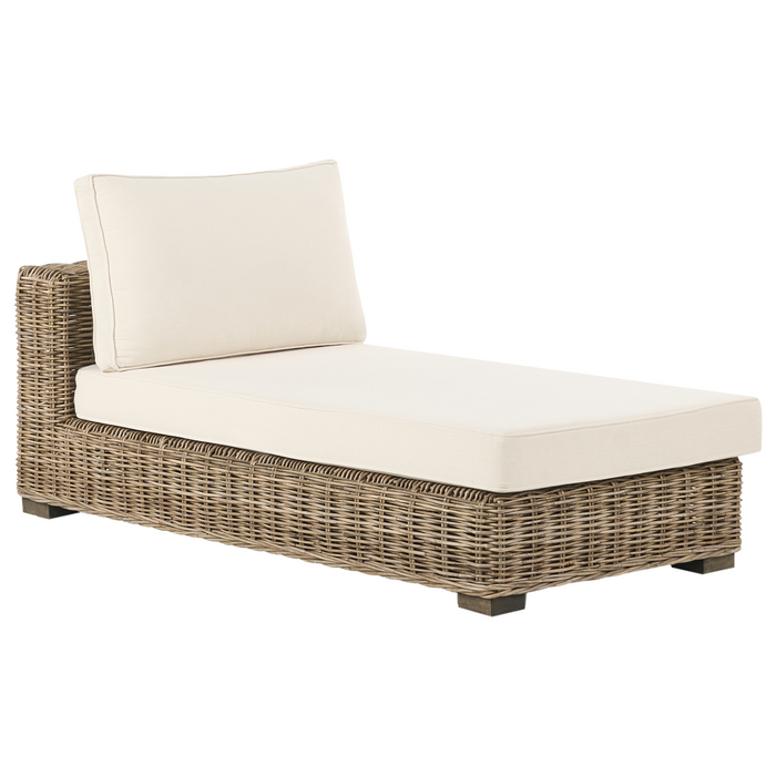 Beliani-VARALLO-Loungeset 4-zits-Gebroken wit-Linkszijdig-Rotan