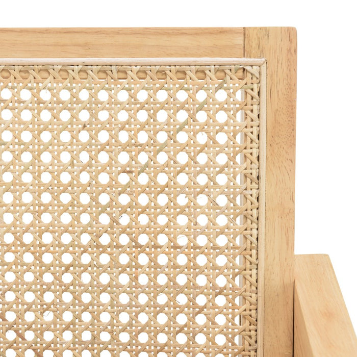 Macabane Eetkamerstoel Agathe rubberhout