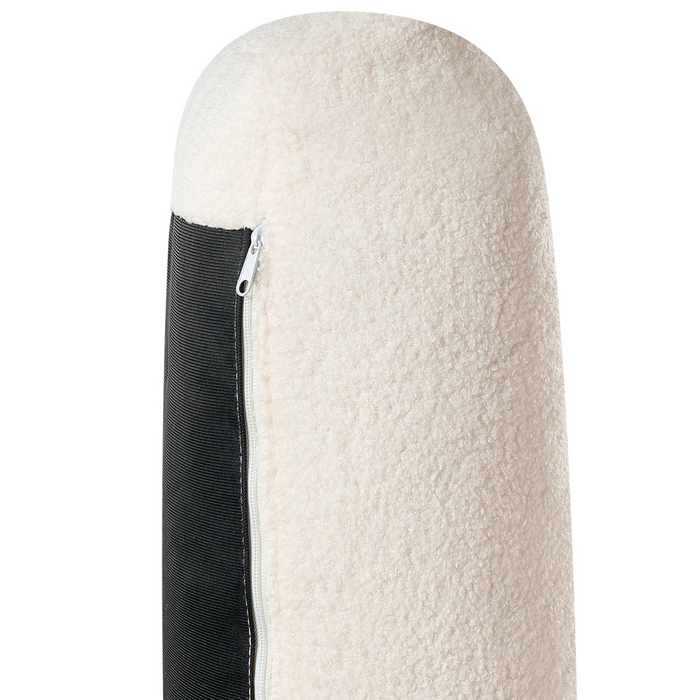 Beliani - SIGGARD - Hoekbank - Wit - Rechtszijdig - Bouclé