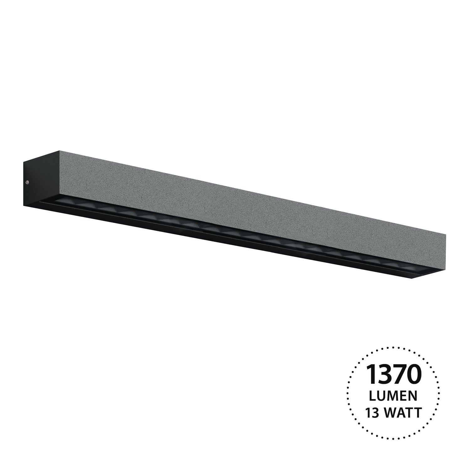 KS Verlichting Score Muurlamp Zwart Extra Large