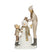 Mica Decorations Kerstversiering Family - 14x10x25 cm - Polyresin - Beige