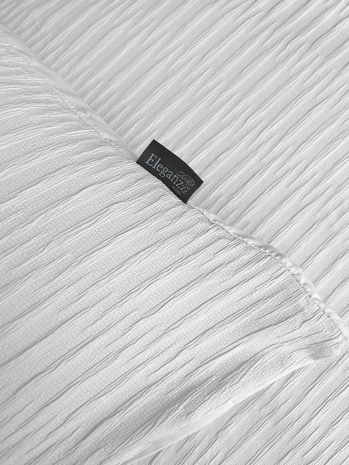 Eleganzzz Dekbedovertrek Micropercal Serenity Flow - pure white