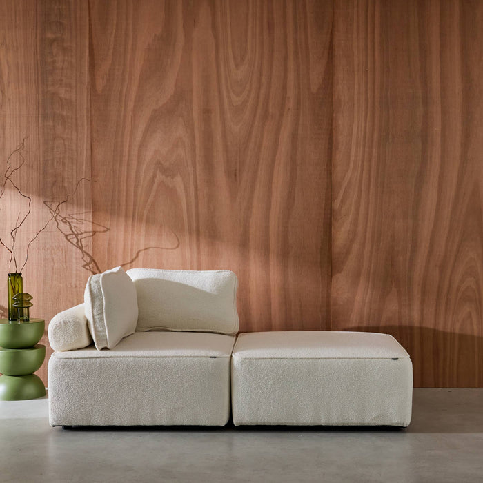 sweeek - Fauteuils boucléstof 1 zitplaats (set van 2)