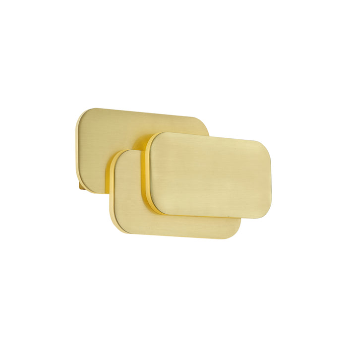 QAZQA Moderne wandlamp messing incl. LED 3 staps dimbaar - Dias