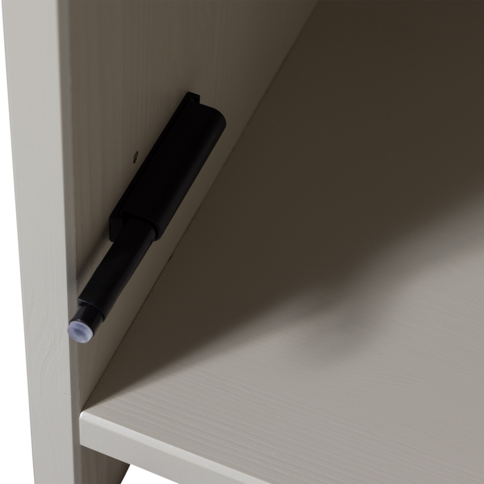 WOOOD Meggy Smalle Opbergkast - Grenen hout - Dust |Grijs - 215x55x40