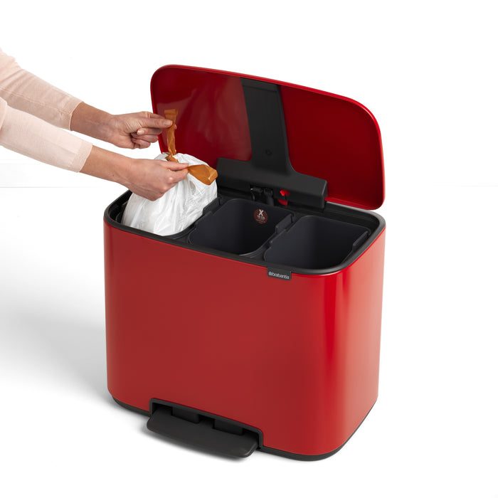 Brabantia Bo Pedaalemmer 33 Liter (3x11 Liter)