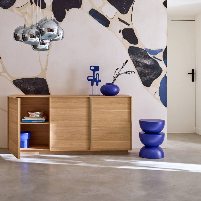 sweeek - Dressoir houtlook 3 deuren 160cm