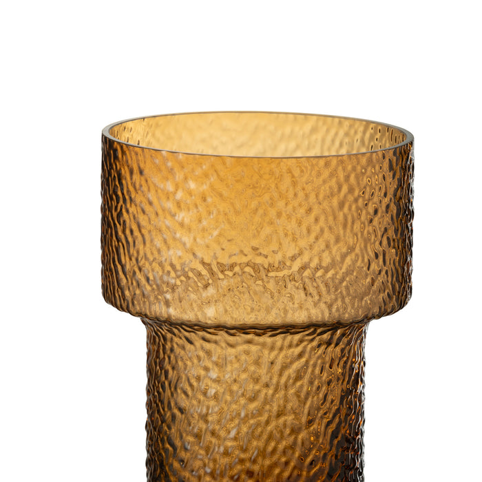 J-Line vaas betty - glas - bruin - small