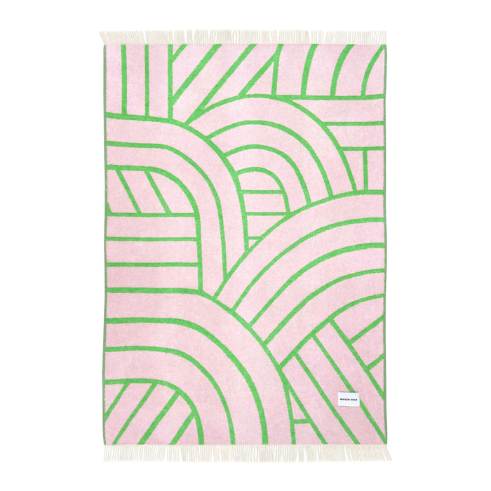 Maison Deux Lines Plaid - Roze / Apple