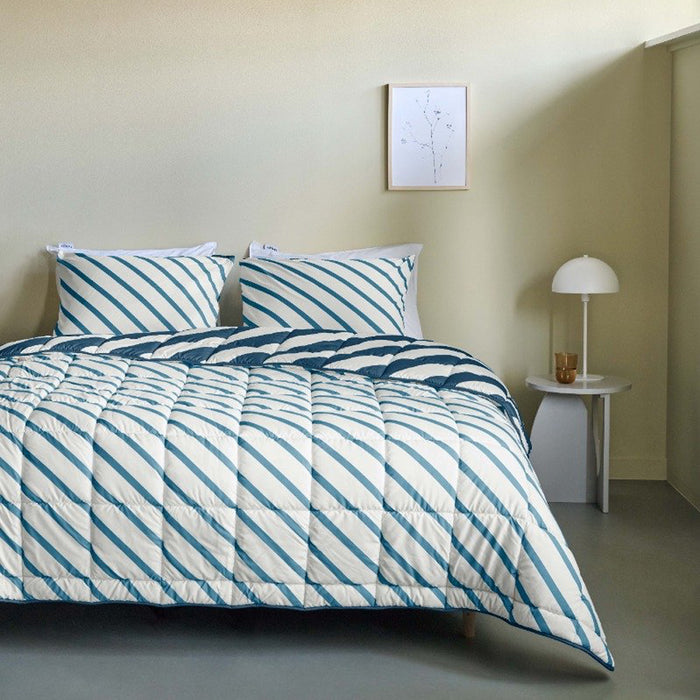 Ambiante Wasbaar Dekbed 200 x 240 cm - Mares Blue