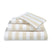 Handdoek Verona Stripes Desert | 70 x 140 cm | Wit | Beige | Katoen