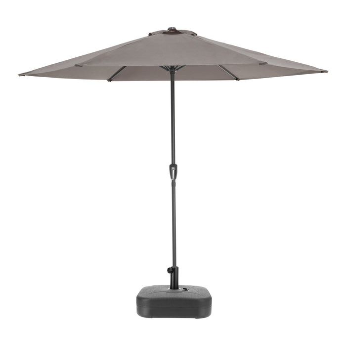 ACAZA Parasolvoet - Parasoltegels - Parasolvoeten - tot 24 kg - zwart - Vierkanten Parasolvoet - Parasol Voet - Parasol Tegels
