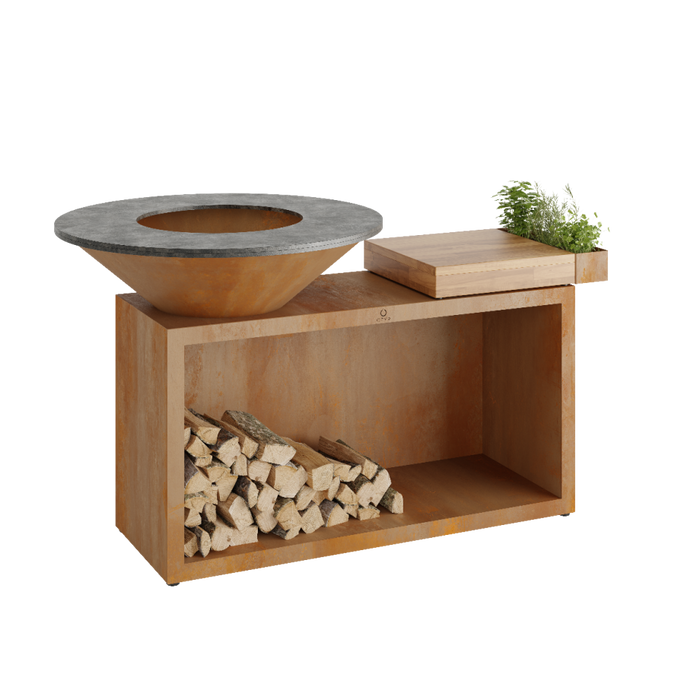 OFYR - OFYR 100 Island Corten – Teak Hout