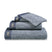 Washand Home Mouliné Blue Ink | Blauw | Katoen