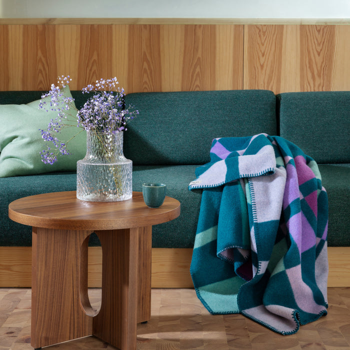 Røros Tweed City Plaid 135 x 200 cm - Aqua