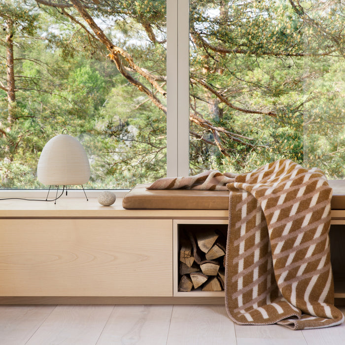 Røros Tweed Bislett Plaid - Cappuccino