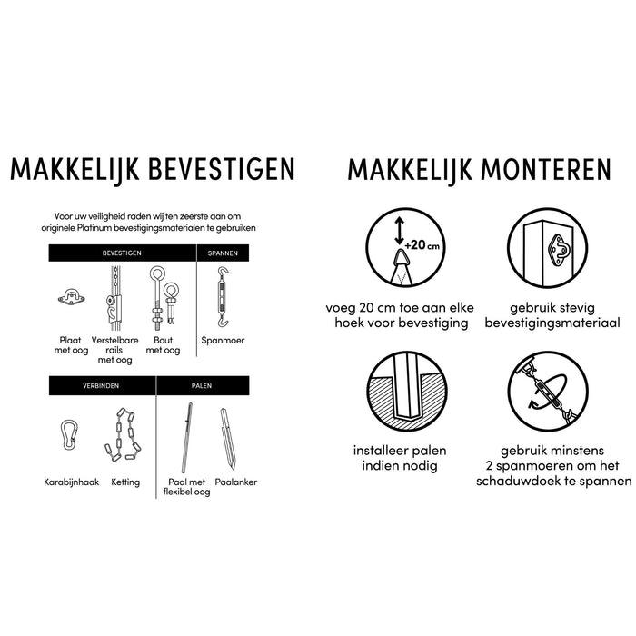 Platinum harmonicadoek Coolfit L400 x B290 cm - Zwarte rechthoekige