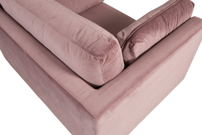 Renzo Fauteuil - Roze Velours