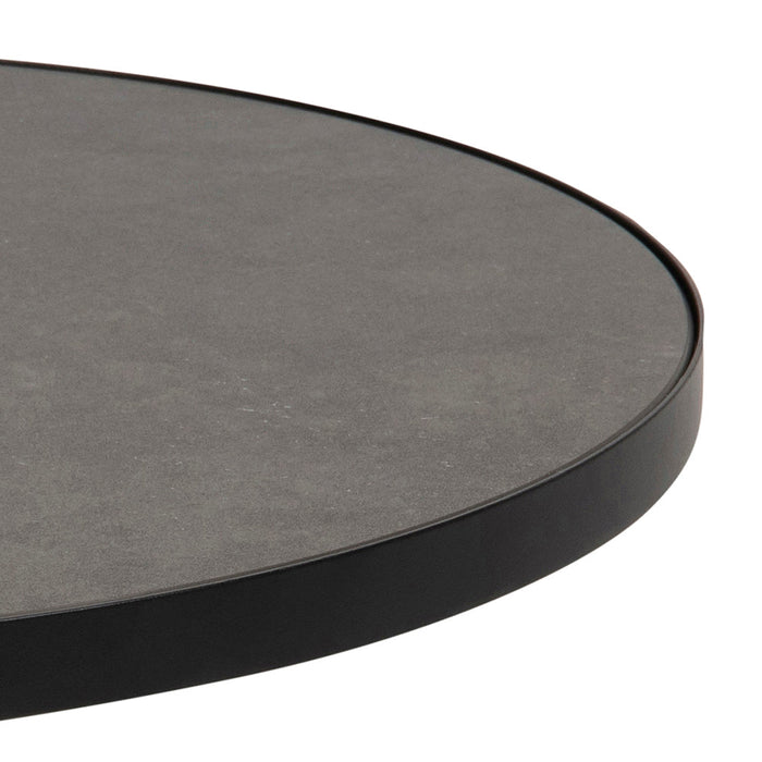 Rebellenclub Salontafel Leeds Rond M Ø65 cm - Zwart Keramiek