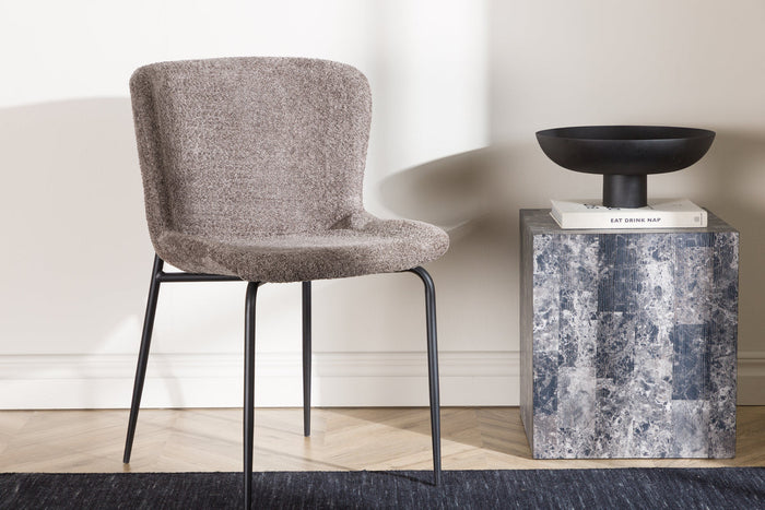 Rebellenclub Eetkamerstoel Drammen - Donkergrijs - Set van 2