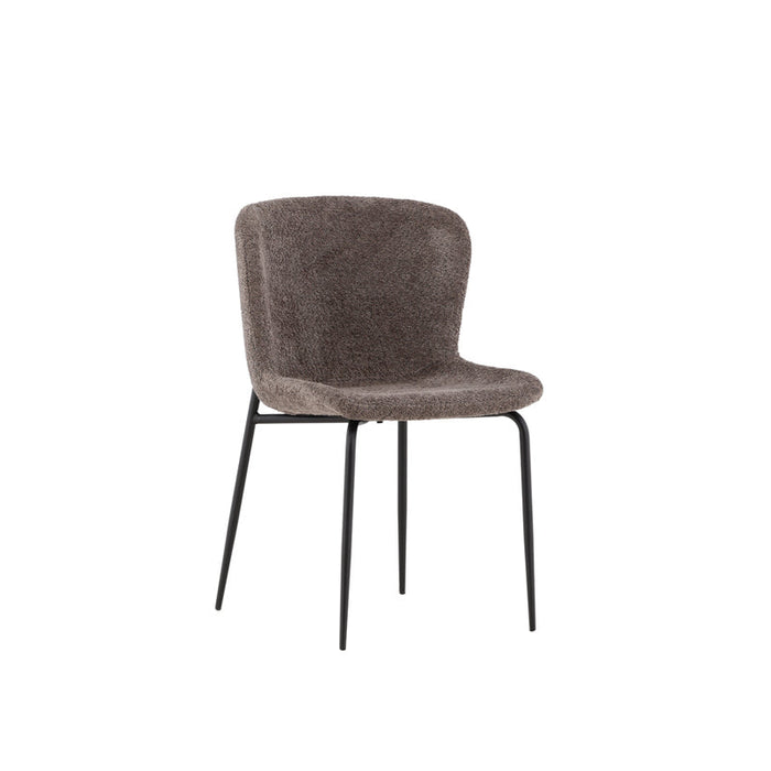 Rebellenclub Eetkamerstoel Drammen - Donkergrijs - Set van 2