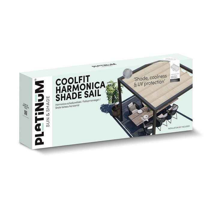 Platinum harmonicadoek Coolfit L300 x B200 cm - Zandkleurige