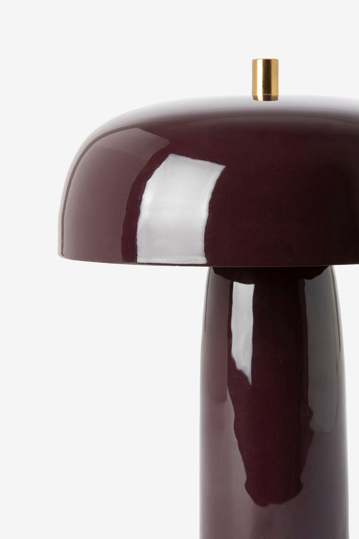 Sissy-Boy Donkerpaarse cupola tafellamp small