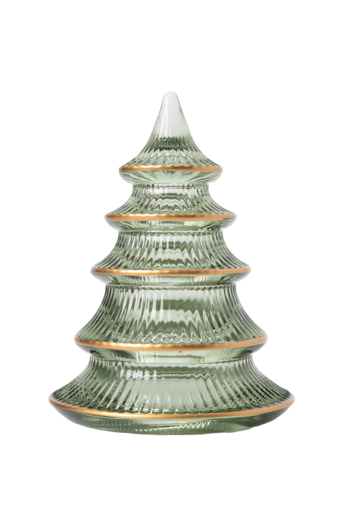 Sissy-Boy Donkergroene glazen kerstboom medium