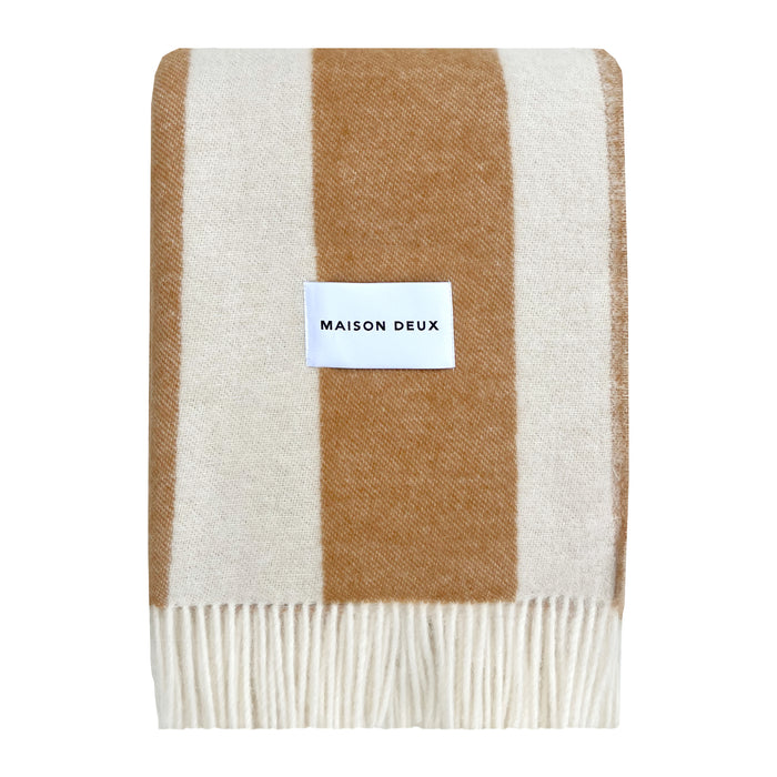 Maison Deux Rough Stripe Plaid - Terra