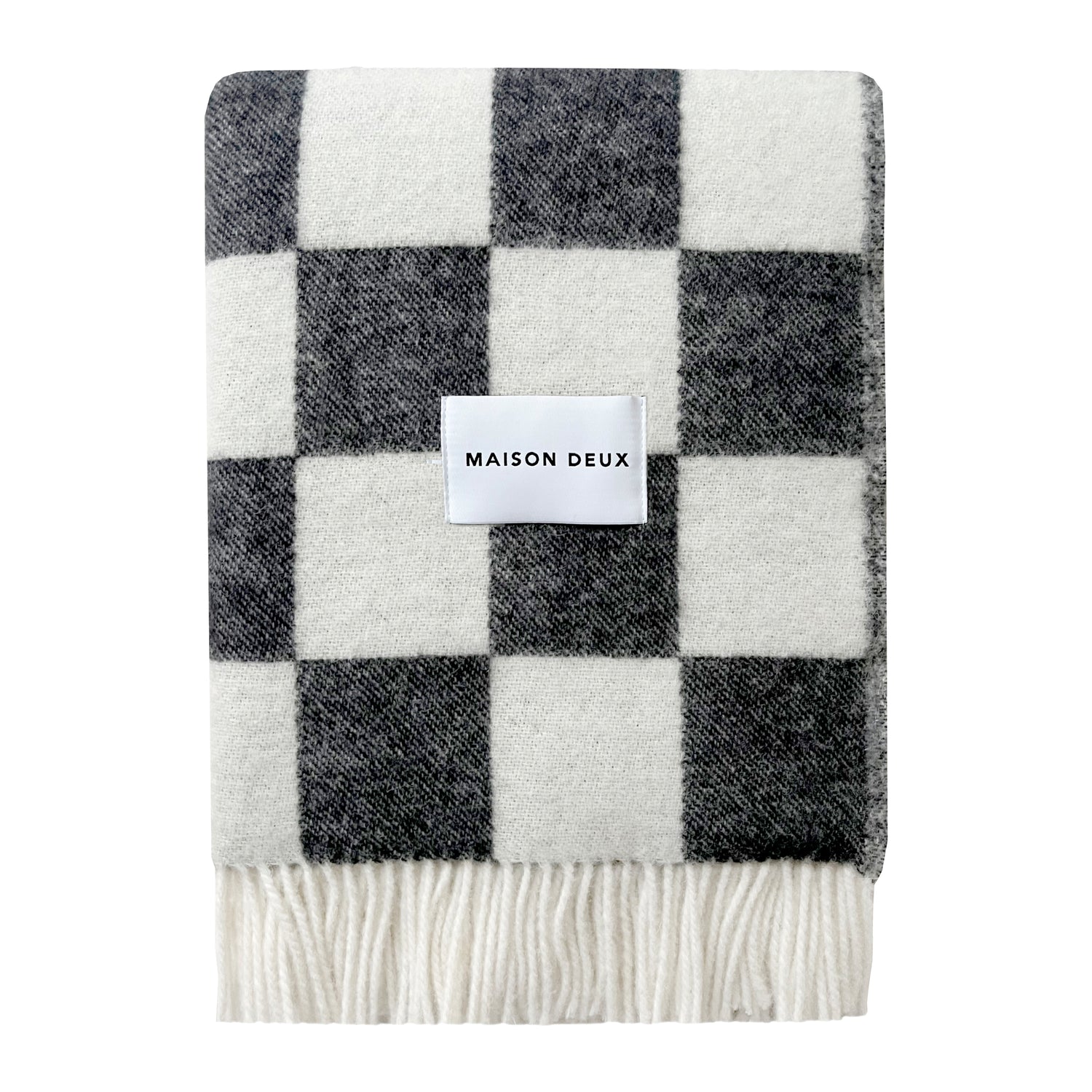 Maison Deux Checkerboard Plaid - Zwart / Wit