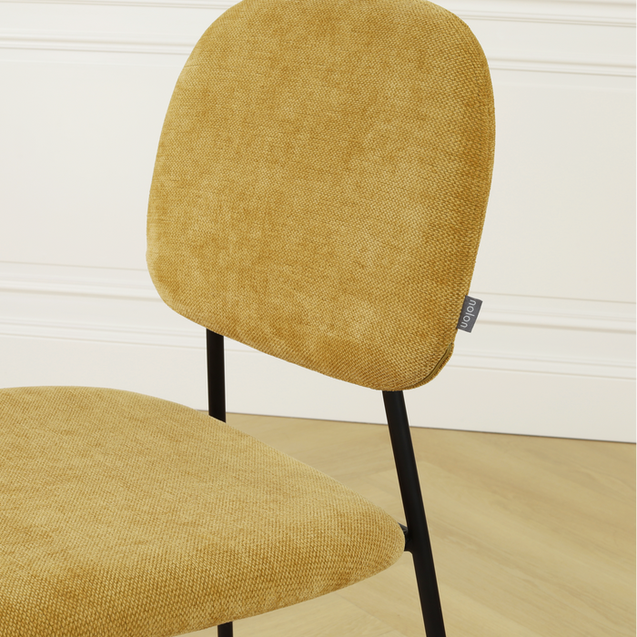 Nolon Jasmijn Barkruk Warm Oker - Zwart - 65 cm