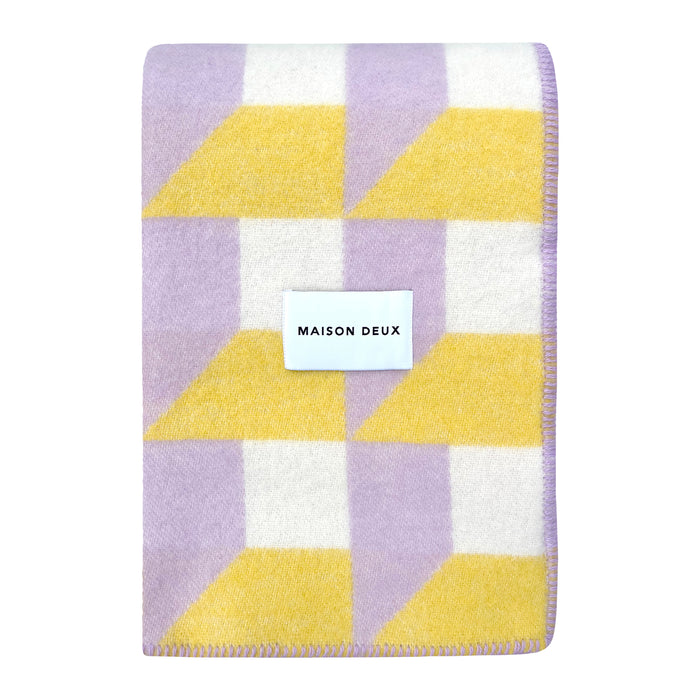 Maison Deux Cubics Plaid - Lila Zon
