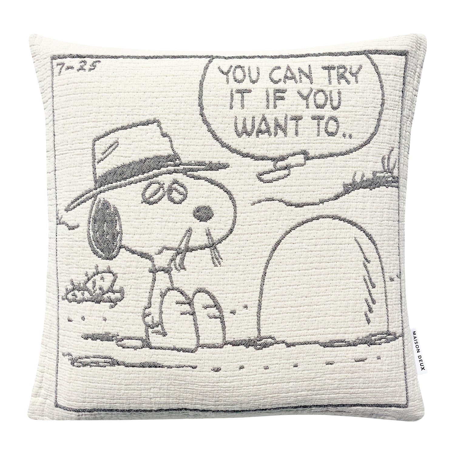 Maison Deux Peanuts Kussenhoes - Steen