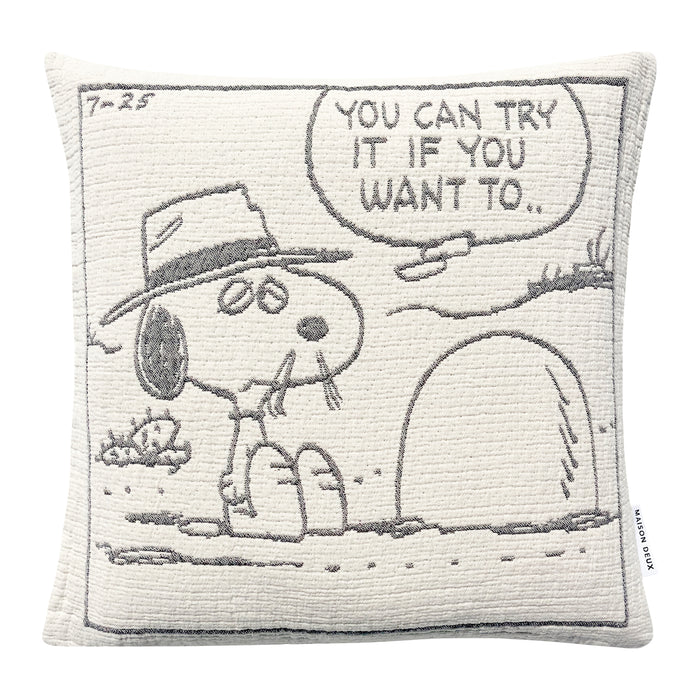 Maison Deux Peanuts Kussenhoes - Steen